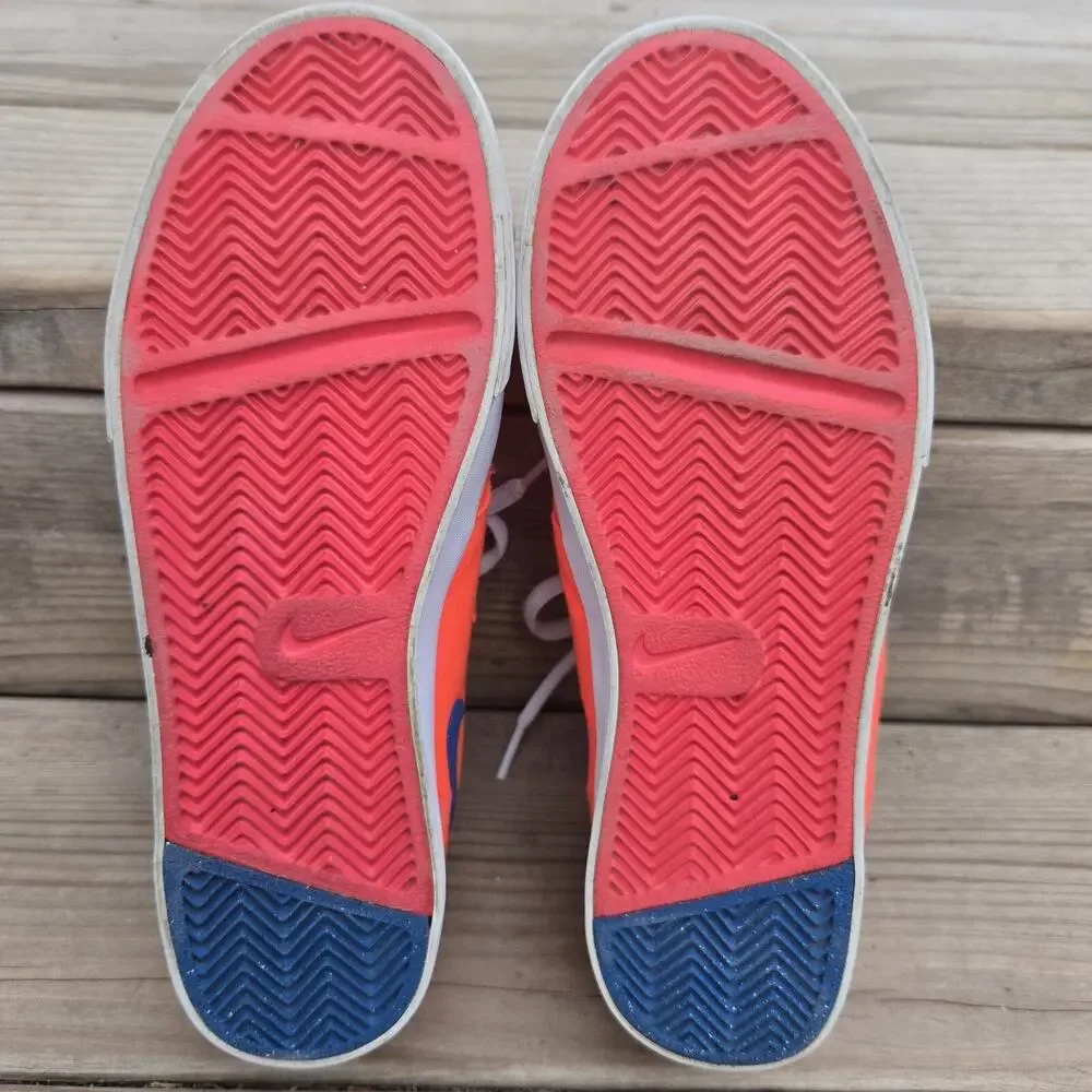 Nike KD Kevin Durant Vulc Laser Crimson Red Military Blue Sneaker Size 7y‎